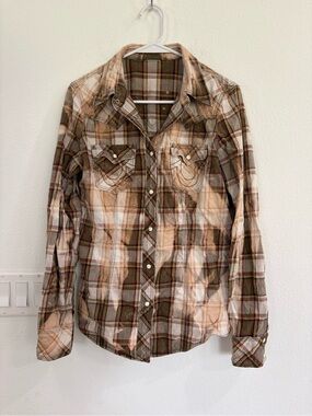 Vintage plaid flannel, Franklin Flannel